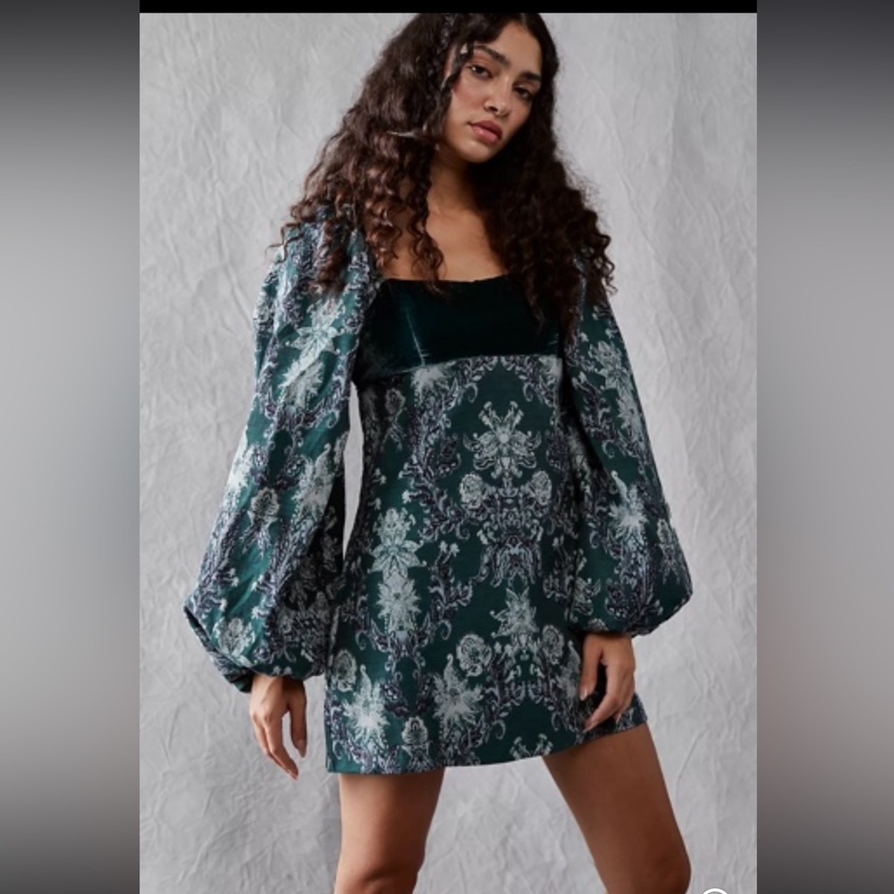 FP Free People NWT! LAUREN Mini Dress VELVET ~ Boho ~ Dance Wedding Homecoming